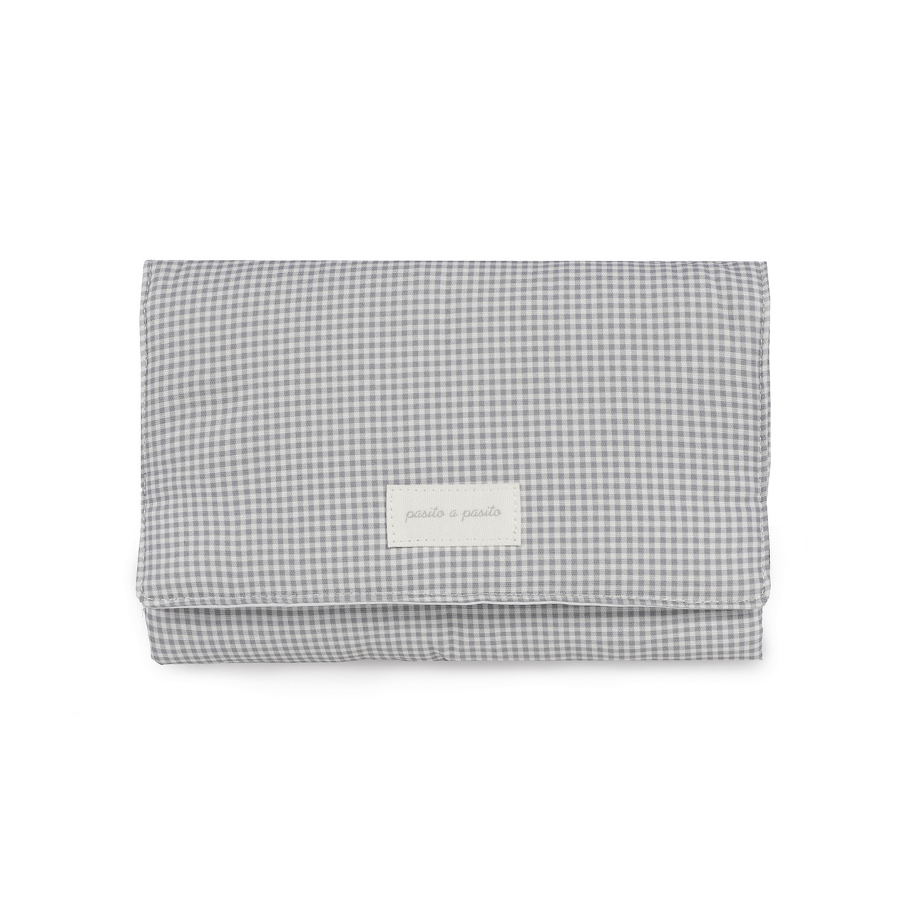 Cambiador Little Bloom en gris Vichy