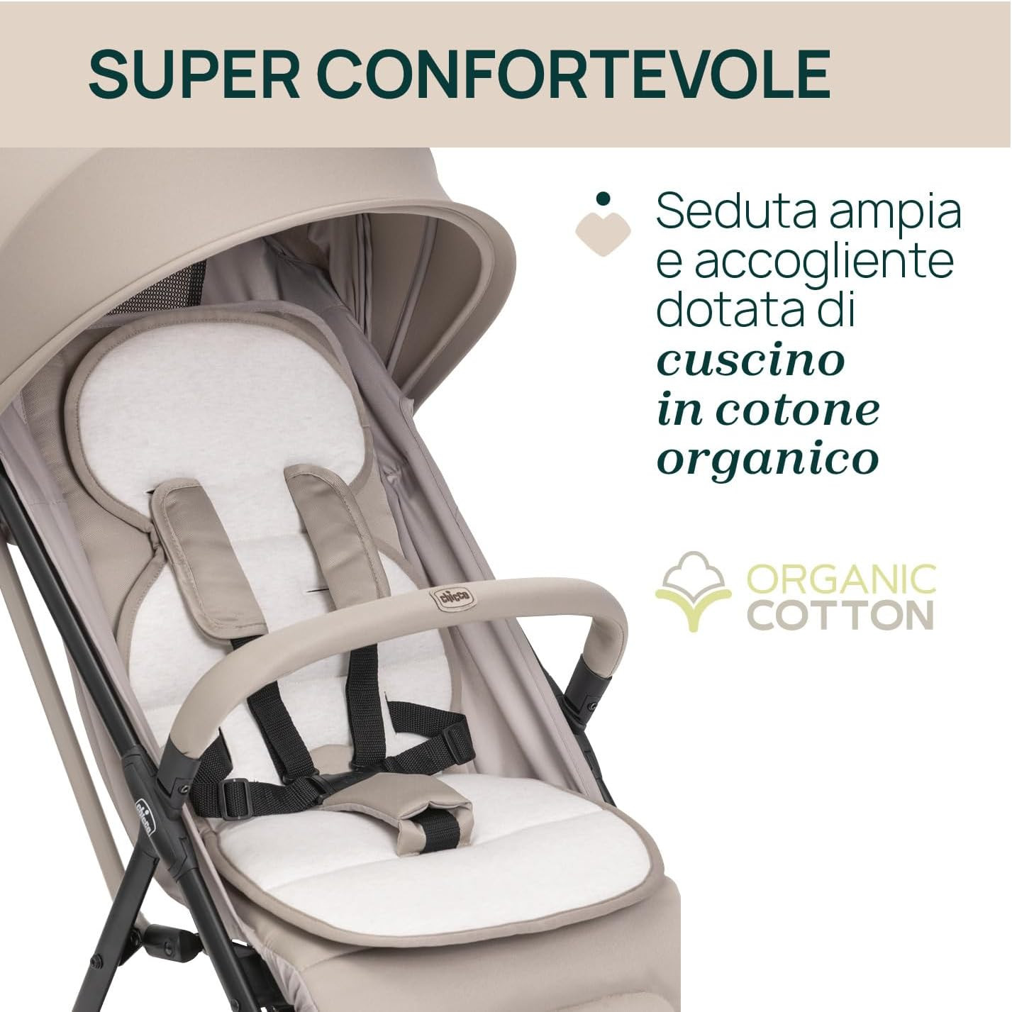 Chicco Taormina Materassino cuscino  Sandshell