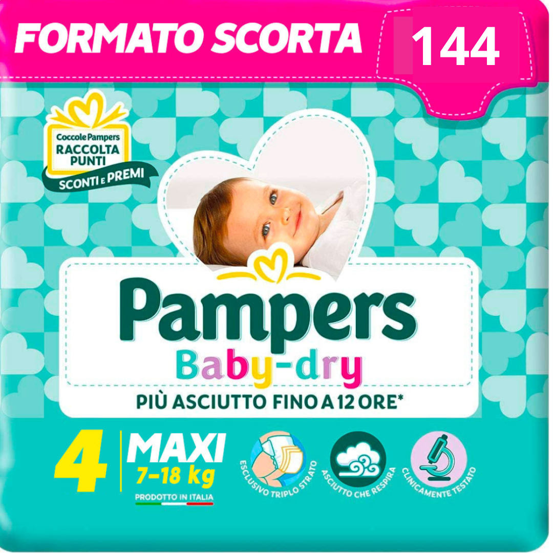 Pampers Bay Dry Esapack - Taille 4