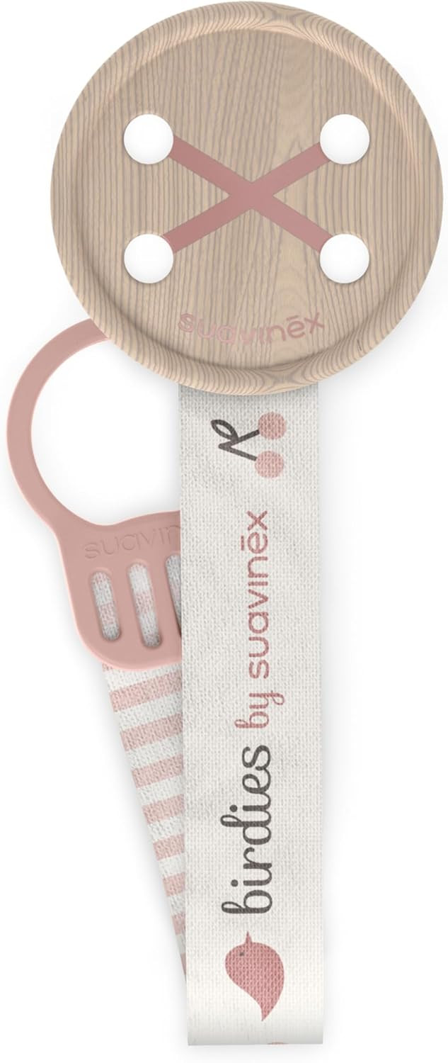 Pince à tissu Suavinex Pink Birdies