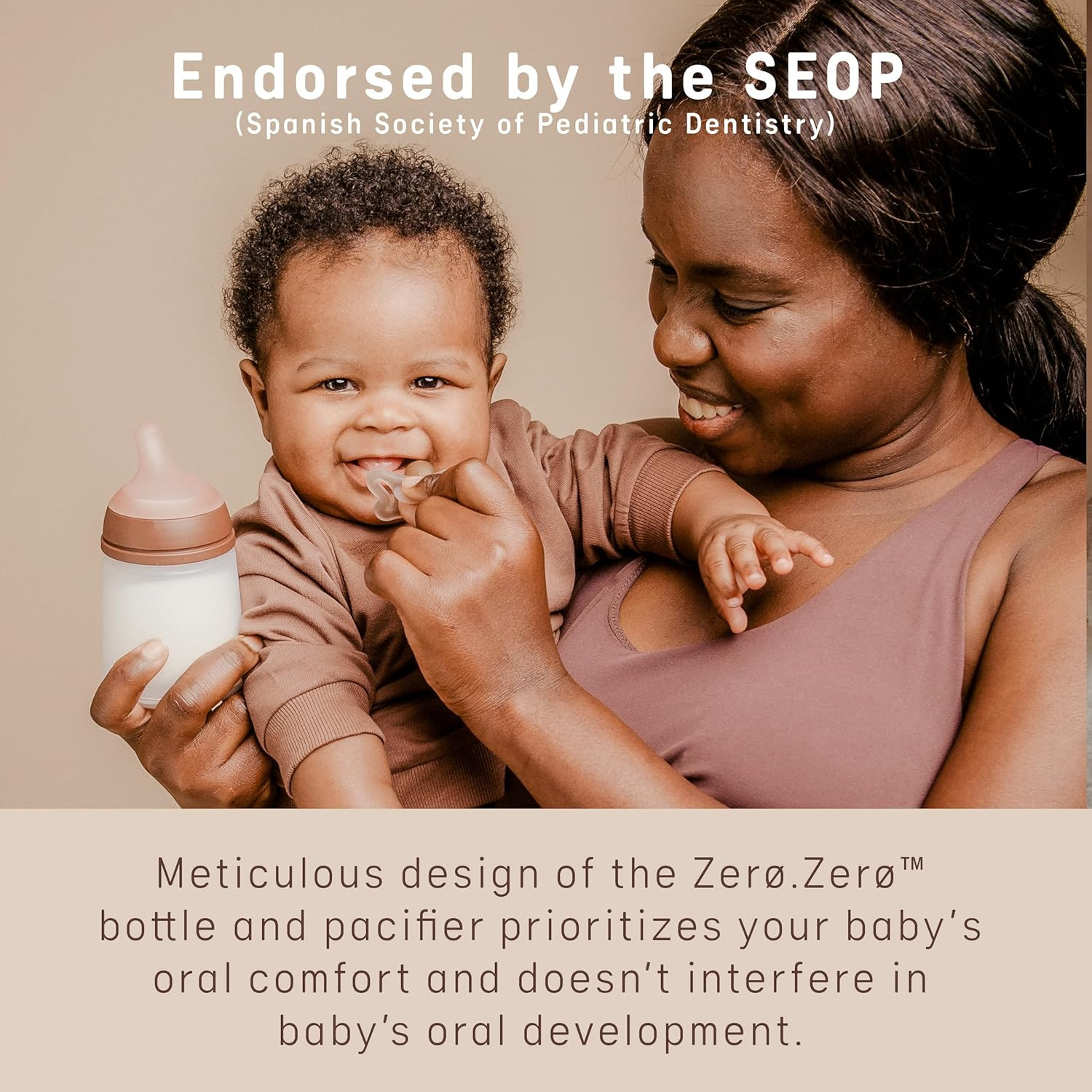 Zero Zero Medium Anti-Kolik Flaschen- und Schnuller-Set