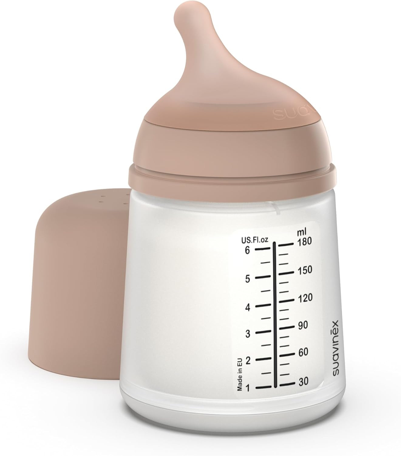 Suavinex Zero.Zero Anti-Kolik Fläschchen 180 ml - Anpassungsfähiger  Durchfluss