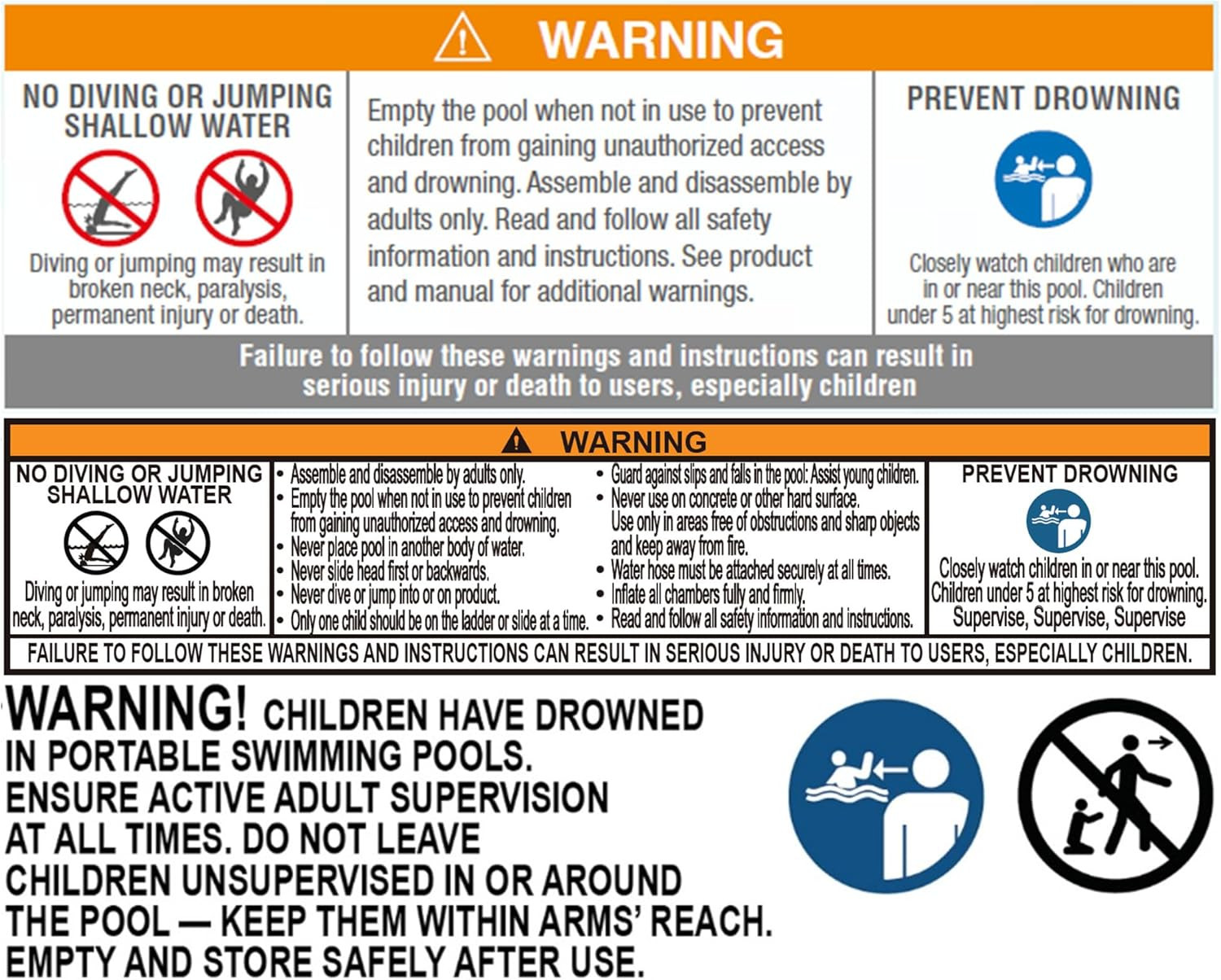 Piscine gonflable pour aire de jeux