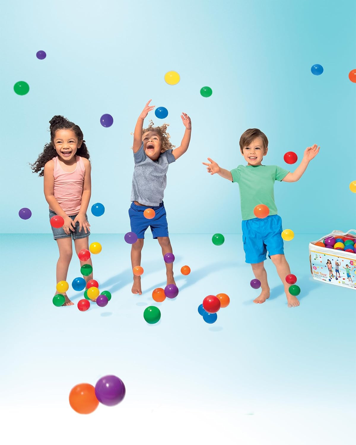 Intex Set mit 100 farbigen Bällen pro Packung