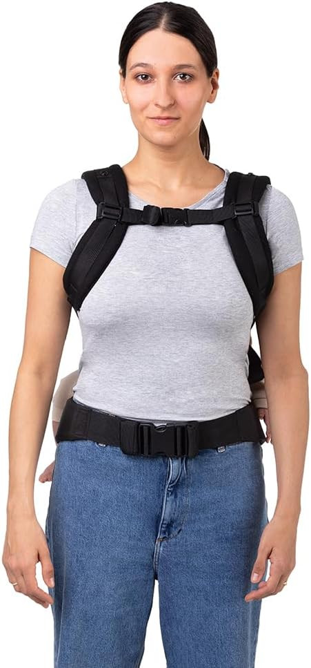 Marsupio MoMi COLLET fino a 20 Kg. Black