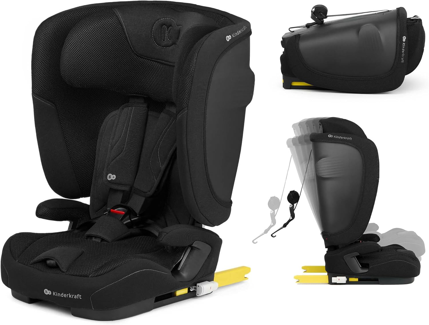 Siège auto I-Size FIX2GO 76-150 cm Noir