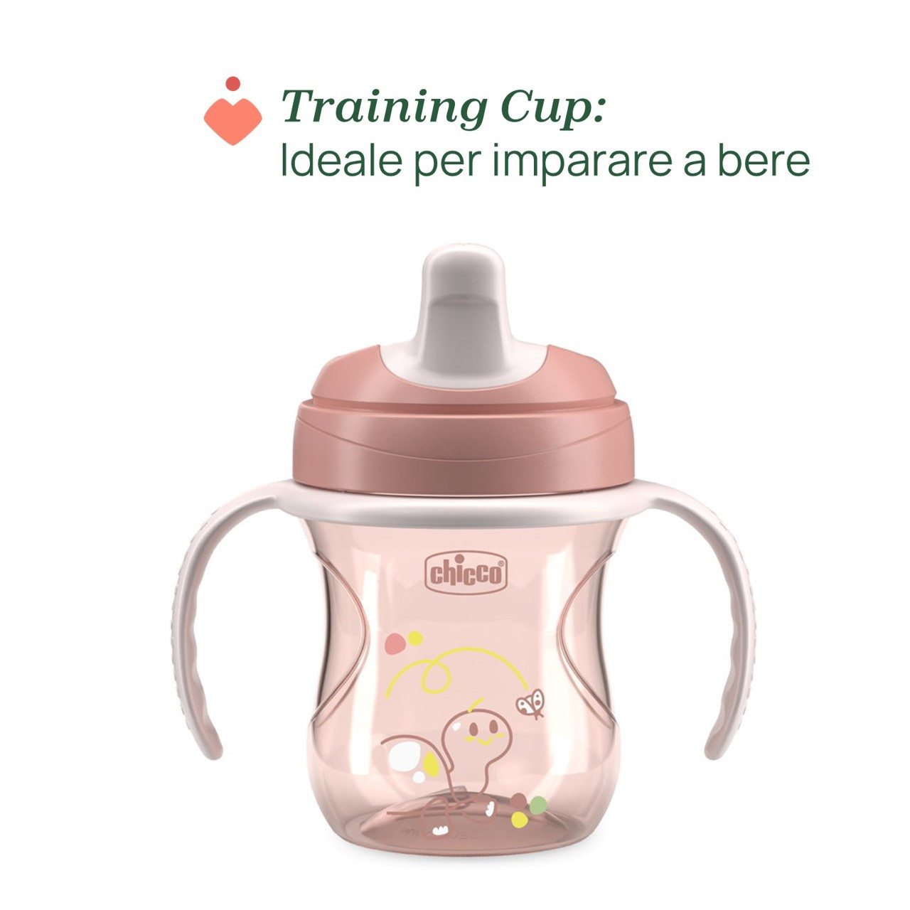 Chicco Set Rosa para la Primera Alimentación (6 meses o más)
