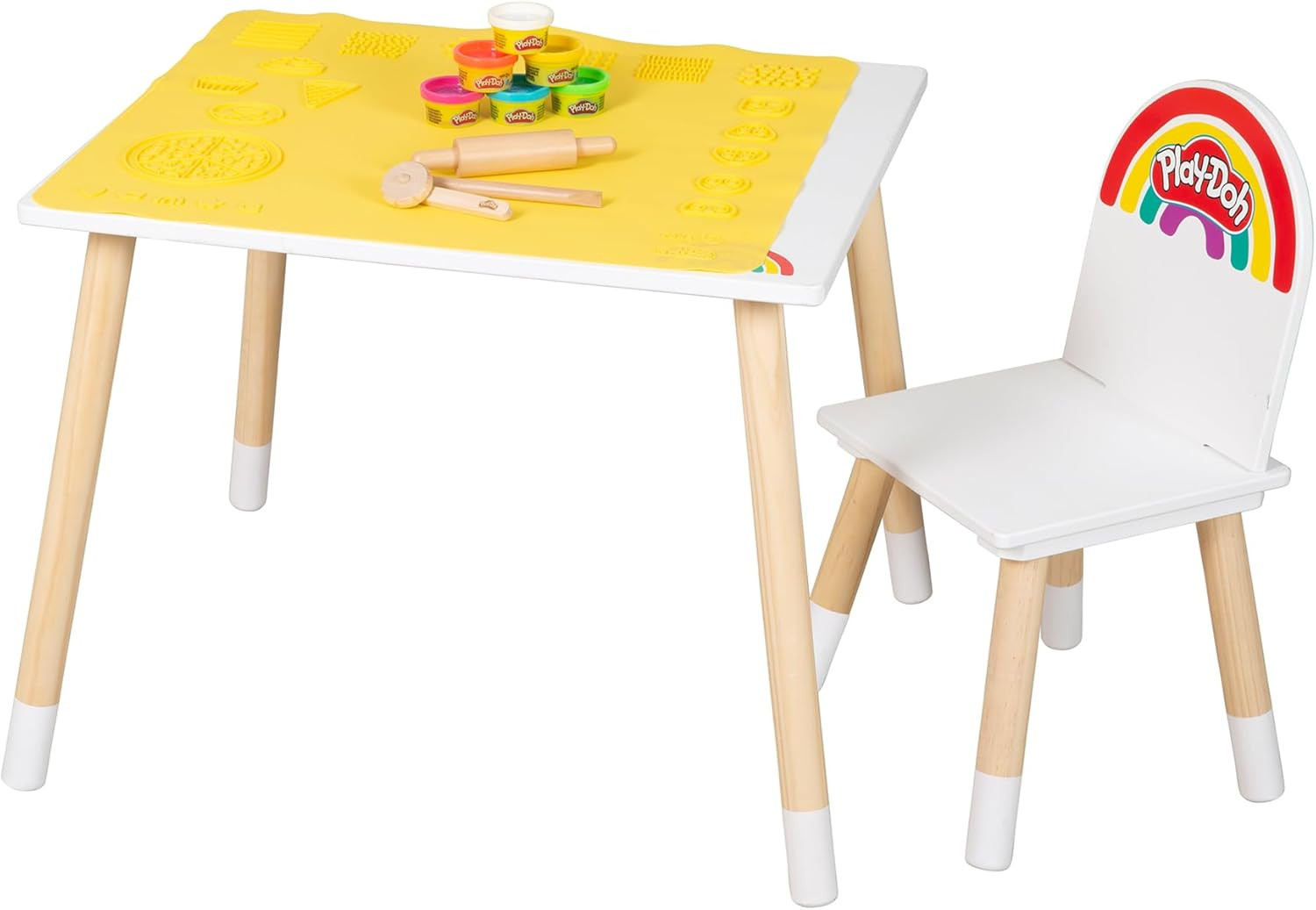 Juego de mesa y sillas Play-Doh