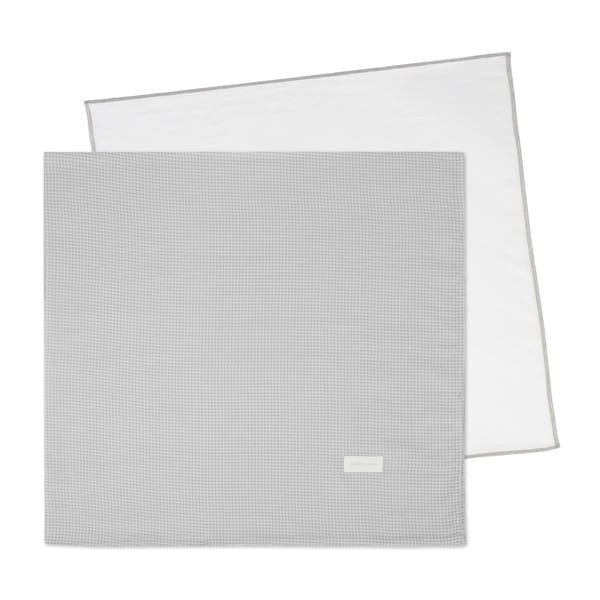 Pasito Pasito Little Bloom Musselin-Set Vichy Grigio
