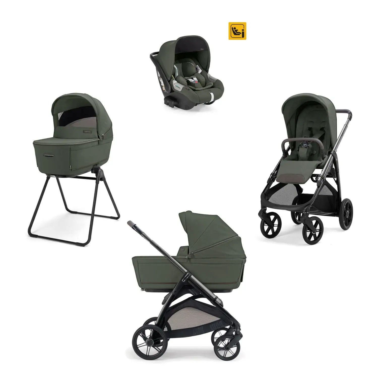 Trio Inglesina Aptica - Darwin Infant Recline Ivy Green