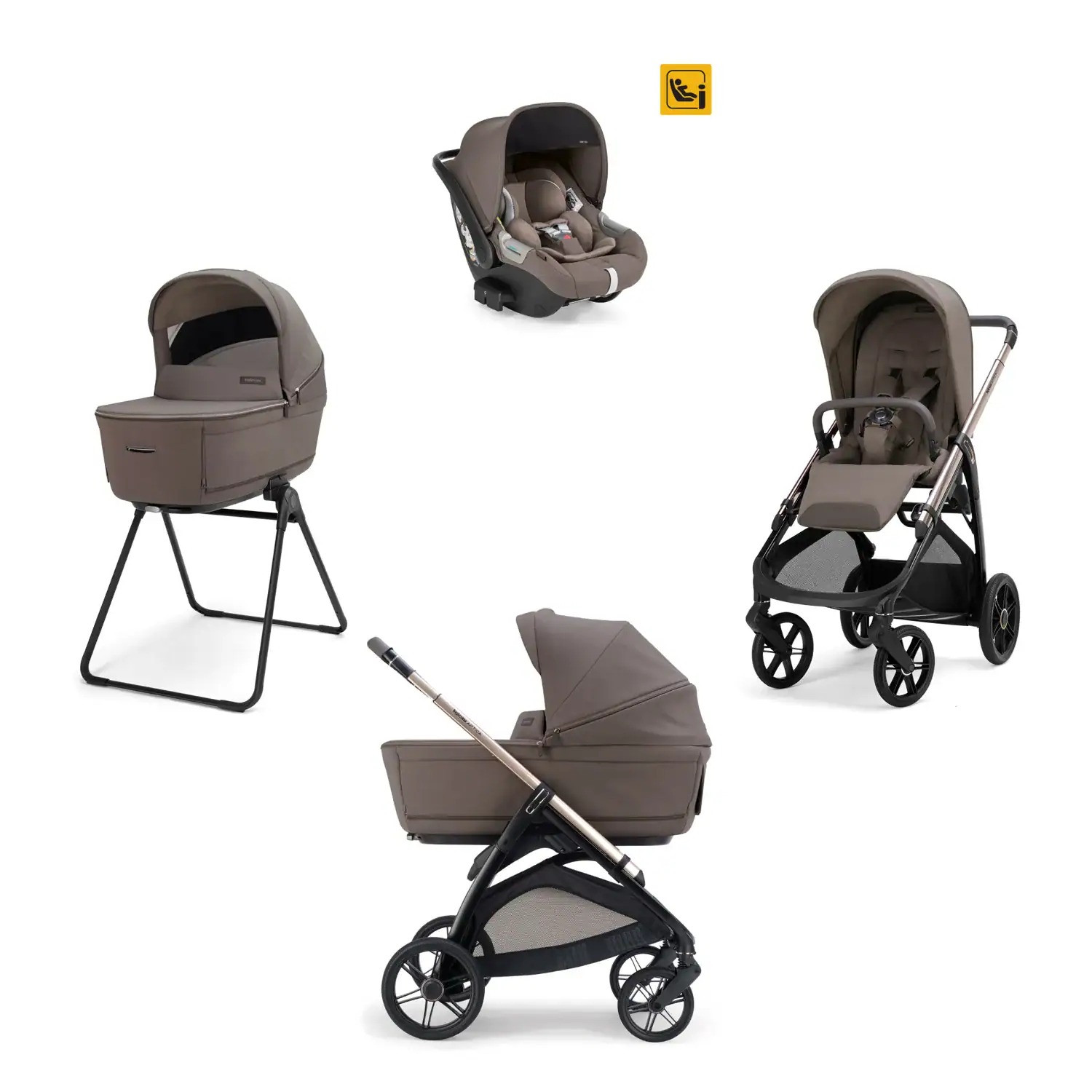 Trio Inglesina Aptica - Darwin Infant Recline Essence Mokka