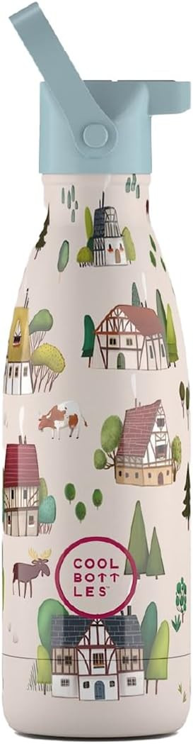 Cool Bottles - Borraccia Termica per Bambini 350 ml Tudor Village 