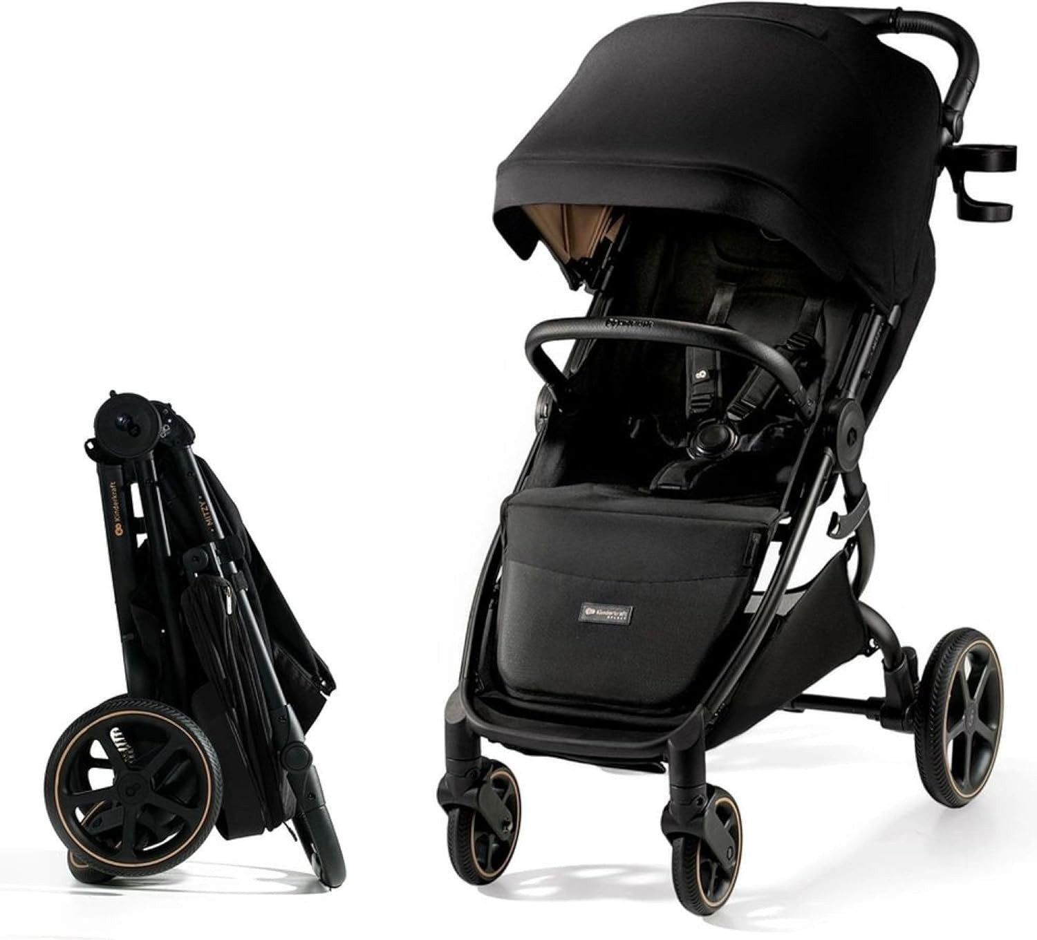 Cochecito ligero Kinderkraft MITZY negro