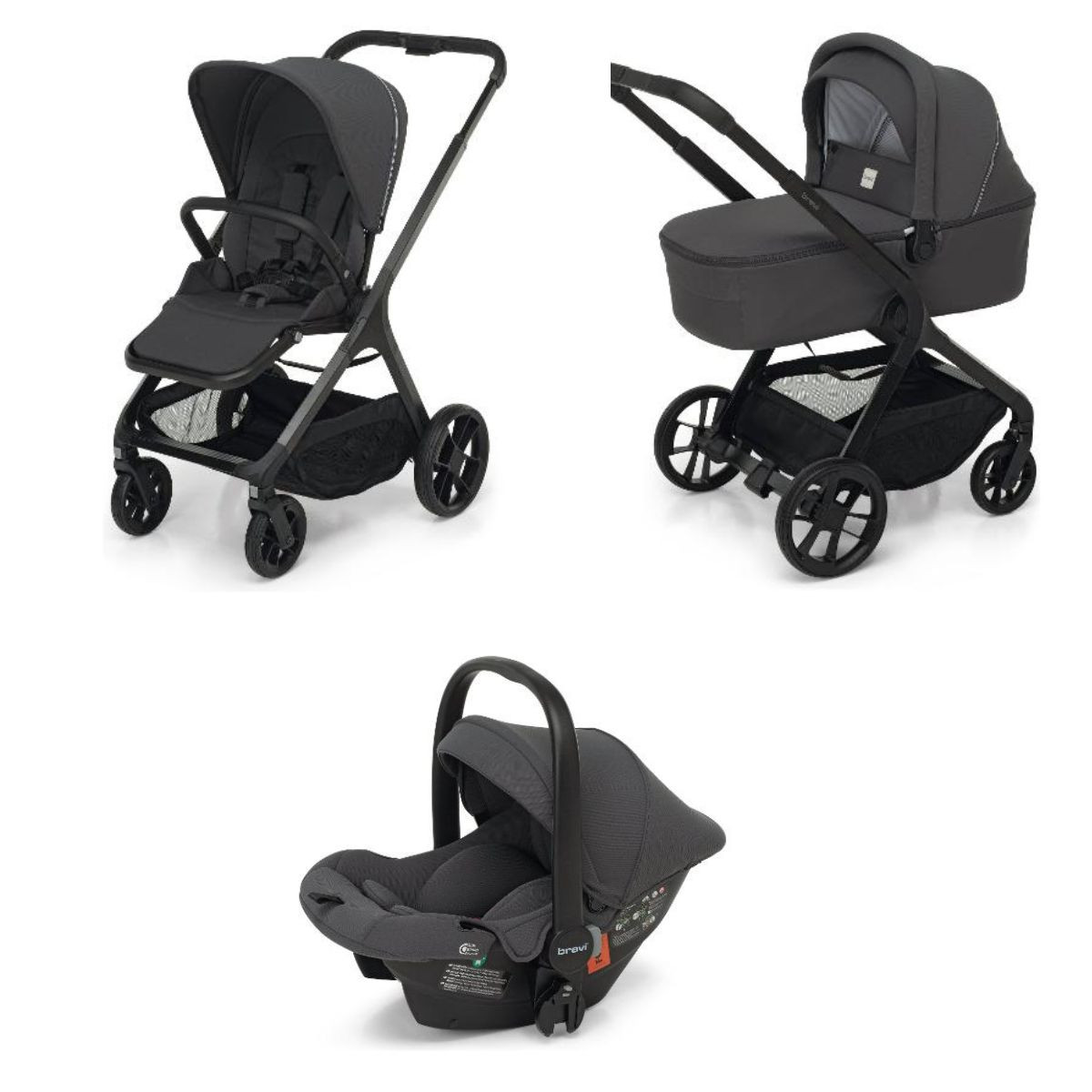 Trio Brio Brevi Grey