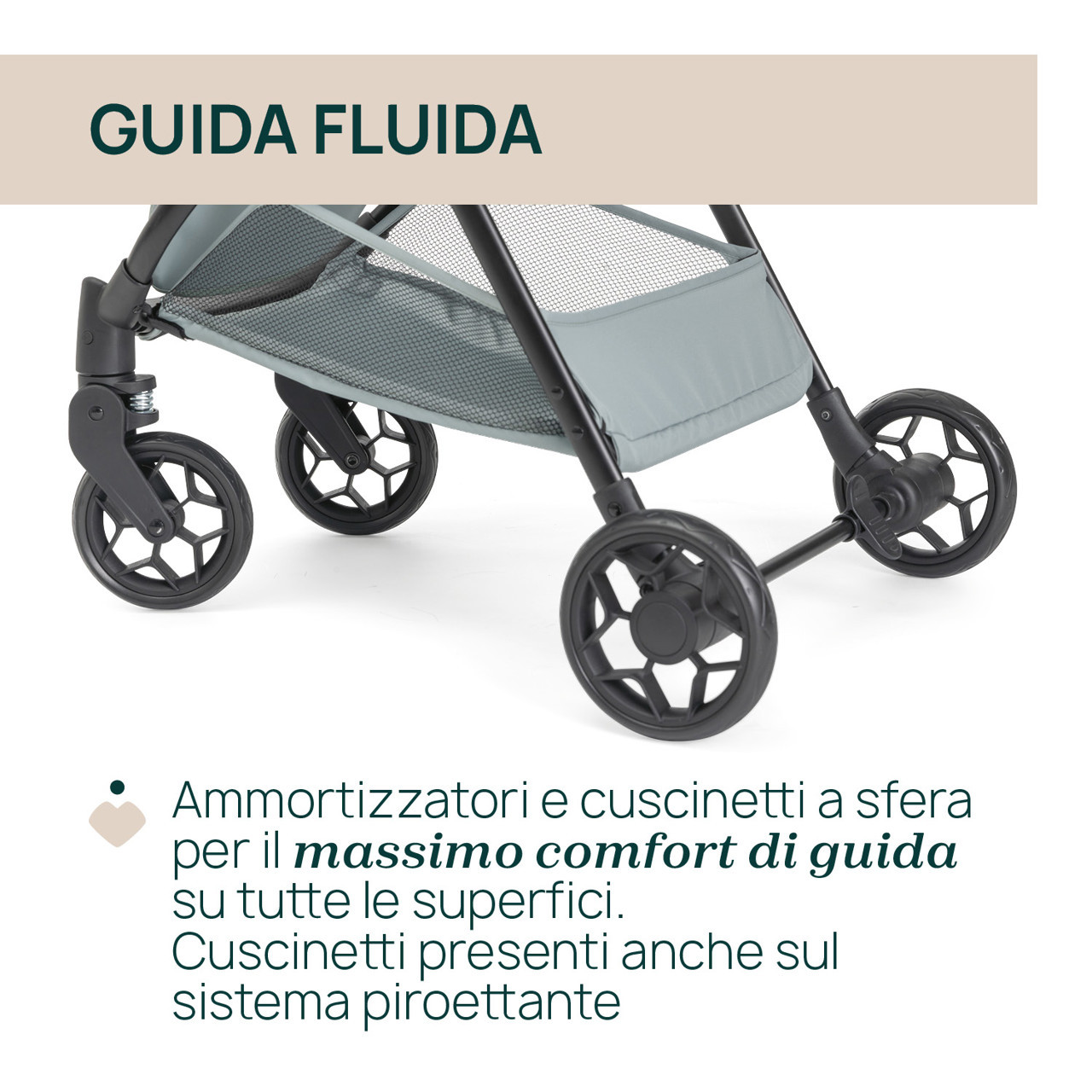 Poussette Chicco Taormina Sauge