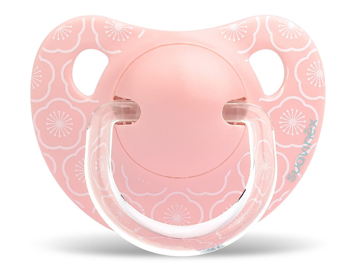 Suavinex Schnuller Panda 0-6 M Rosa