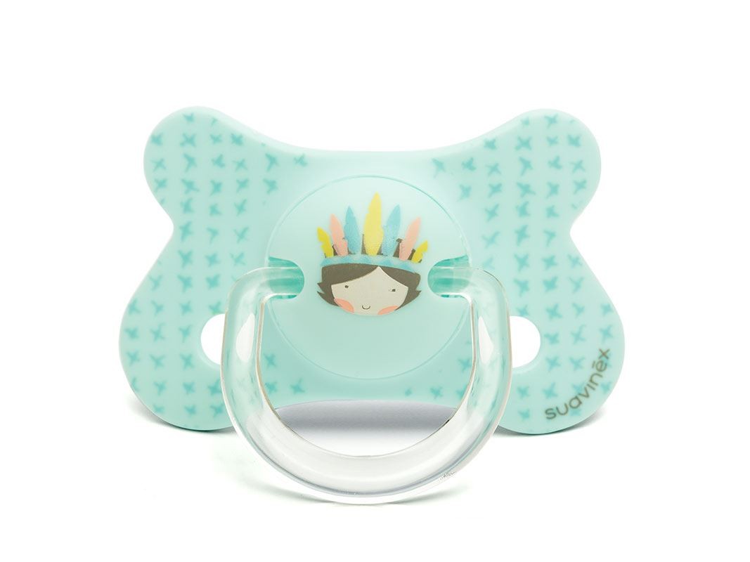 Suavinex Schnuller Indio 4-18 M Blue