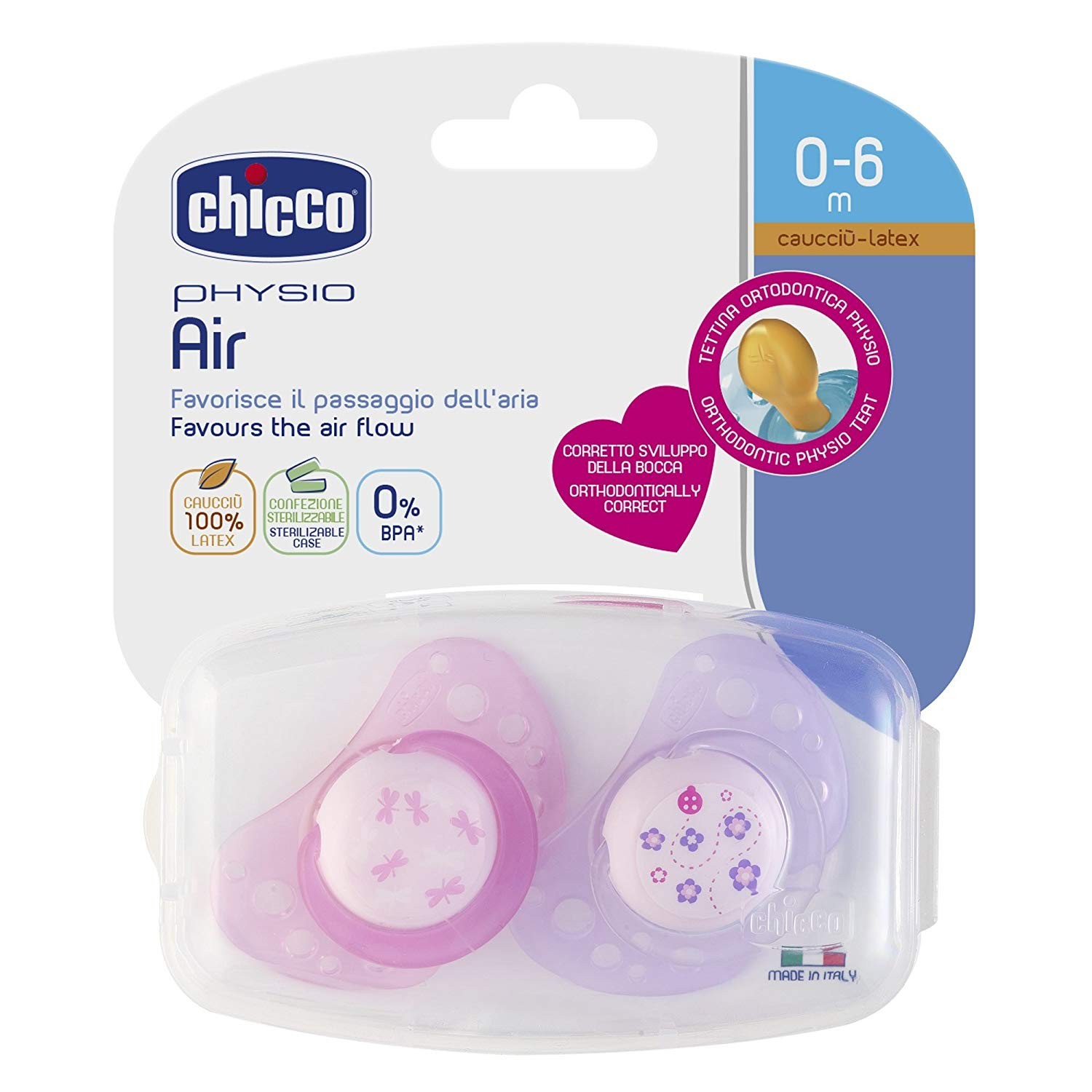 Chicco Physio Air rosa Gummischnuller