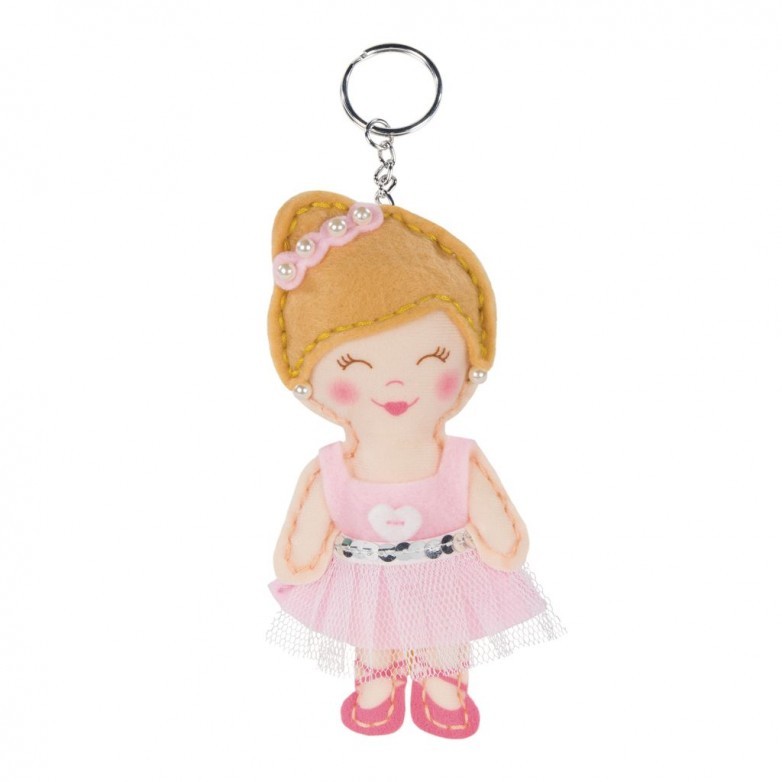 Kit Portachiavi Ballerina da Cucire - La Nina