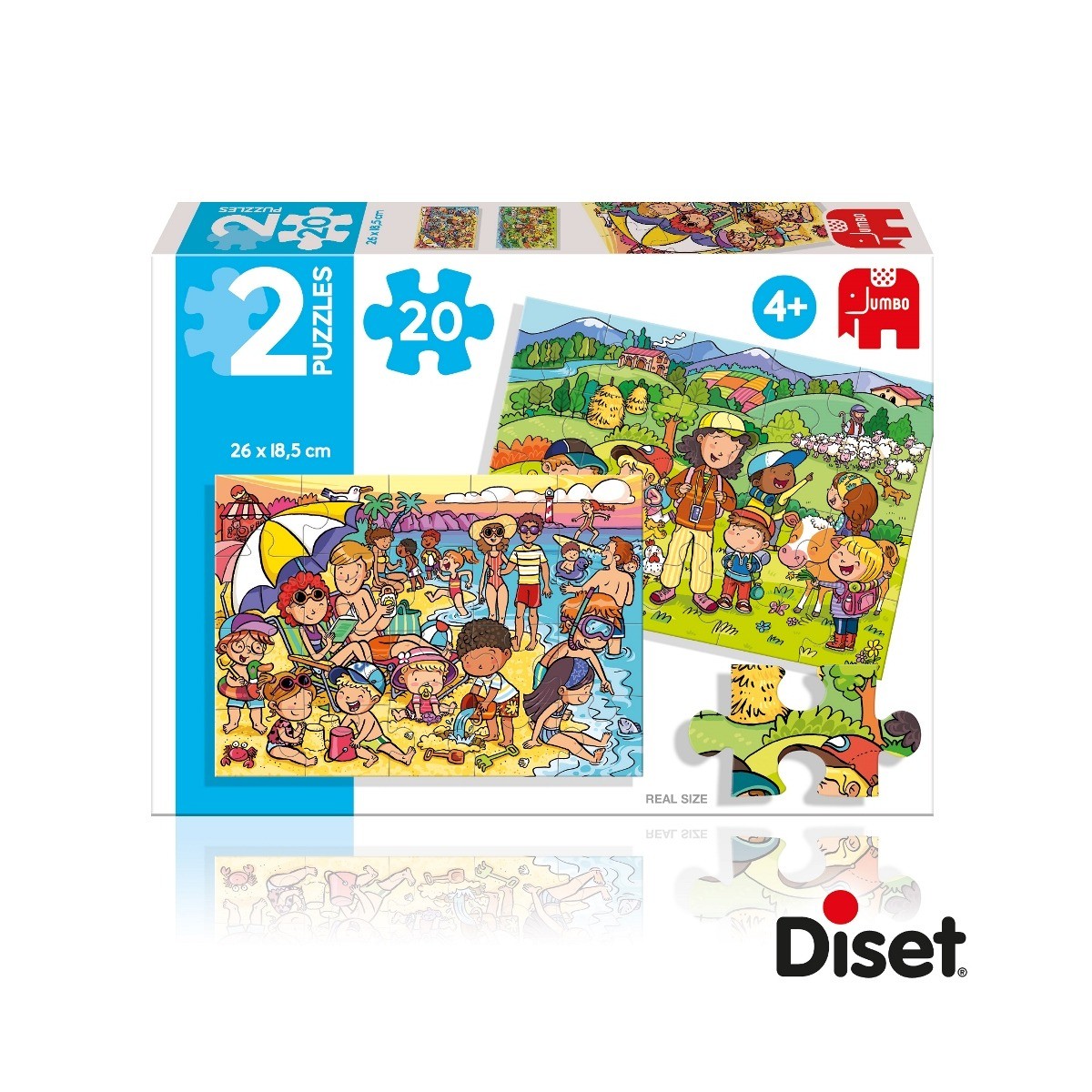 Puzzle per Bambini Diset - Vacanza