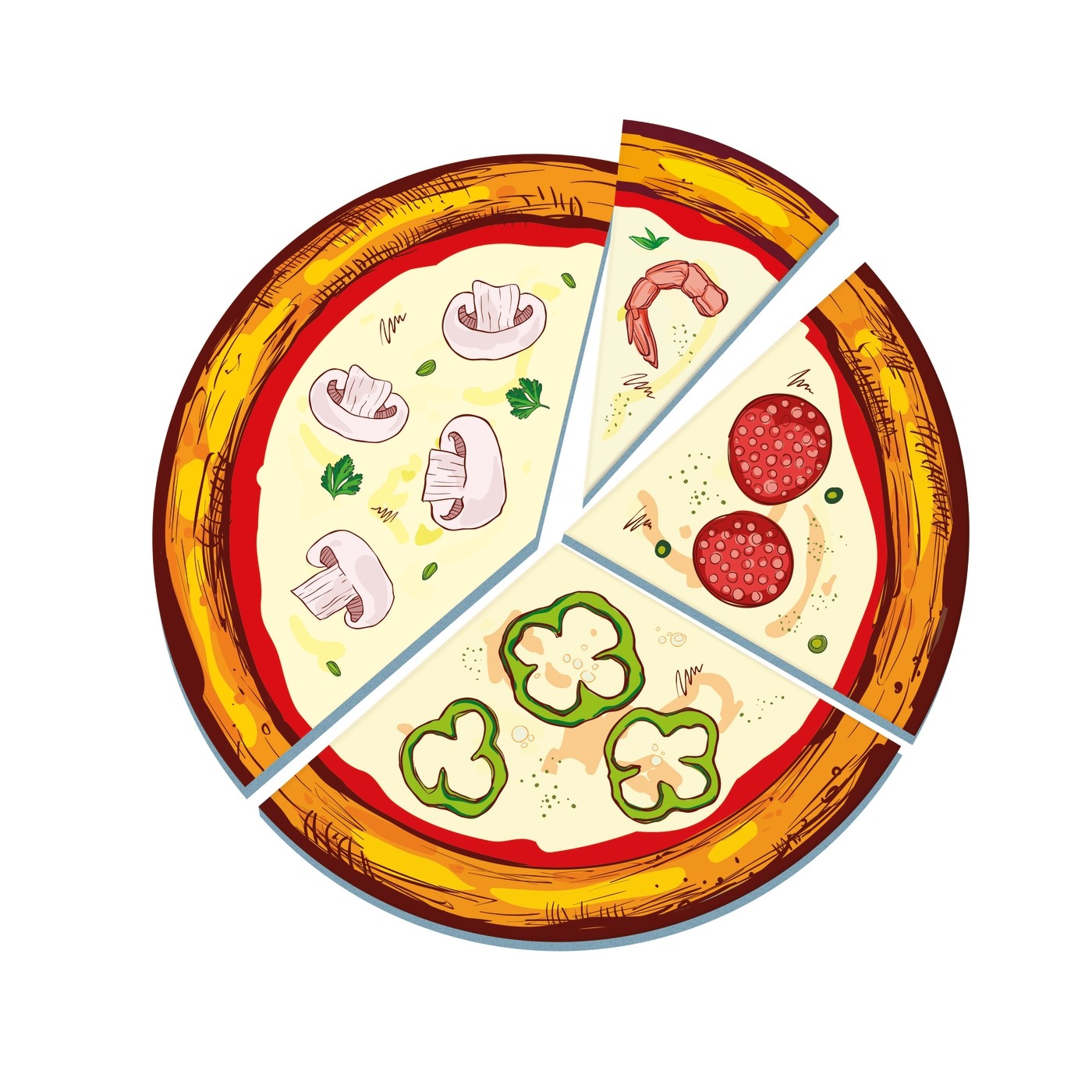 Jeu de chiffres… quelle pizza ! Clémentoni