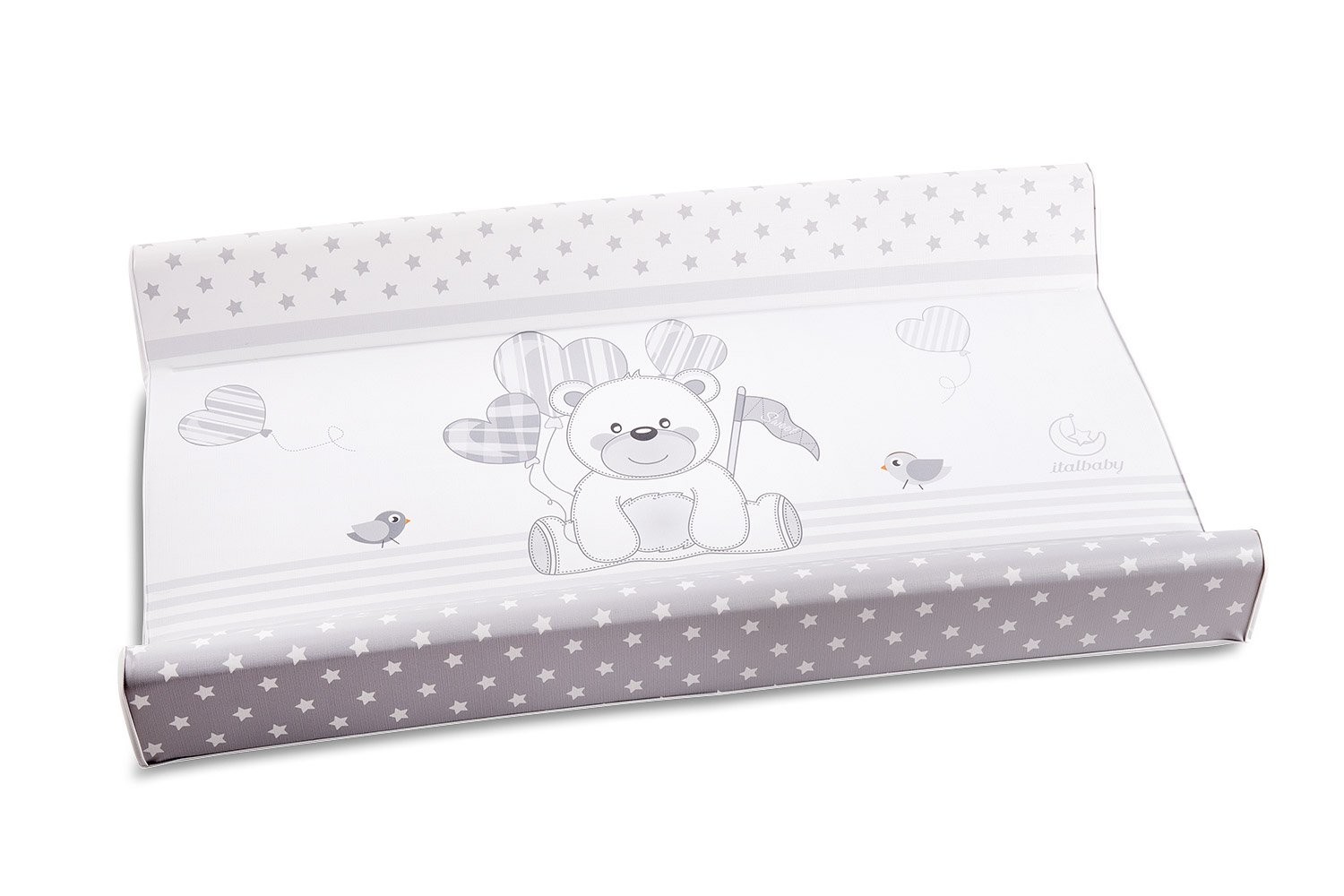 Italbaby Fasciatoio Da Viaggio In PVC 46x74 Cm - Morbido, Lavabile, Senza Ftalati, Bianco