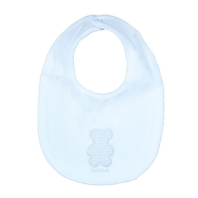 Bavaglino con Orsetto Azzurro