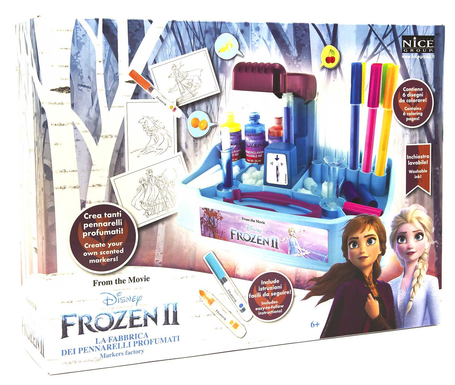 La fabbrica dei pennarelli profumati di Frozen 2