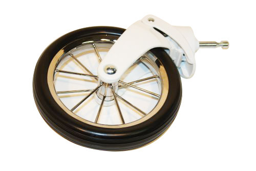 Inglesina Roue Avant Trilogy Plus - Chromé Blanc Gauche