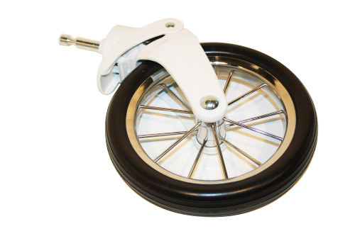 Inglesina Roue Avant Trilogy Plus - Chromé Blanc Droit