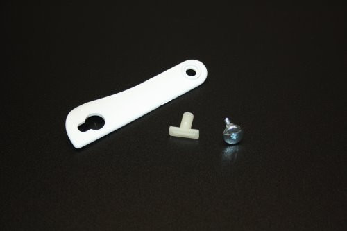 Gancio Chiusura Telaio Quad Bianco