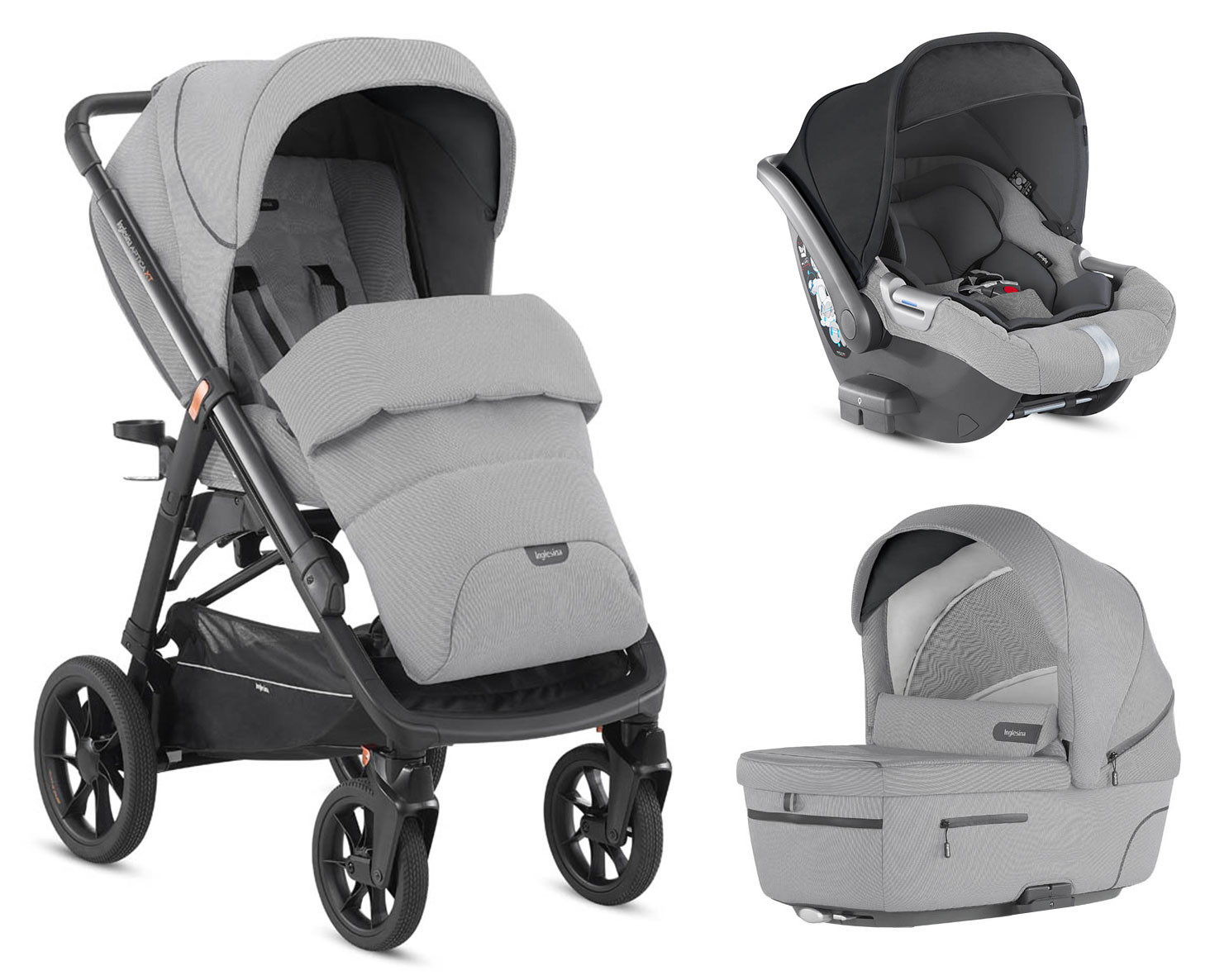Coche de bebé trío Aptica XT Sistema Quattro de Inglesina Coche de bebé trío Aptica XT Sistema Quattro de Inglesina