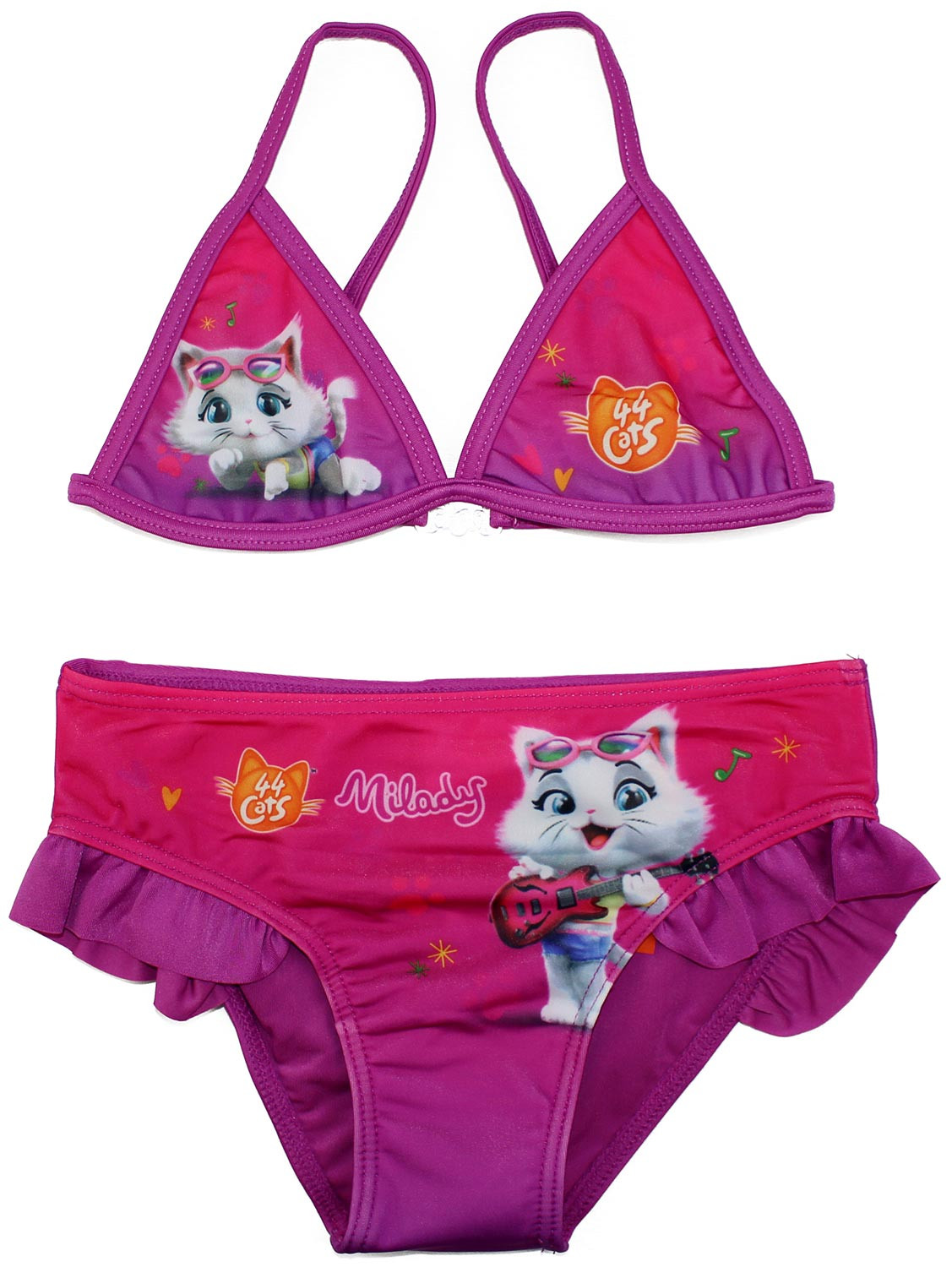 Bikini 44 Cats - Fuxia 7-8 ans