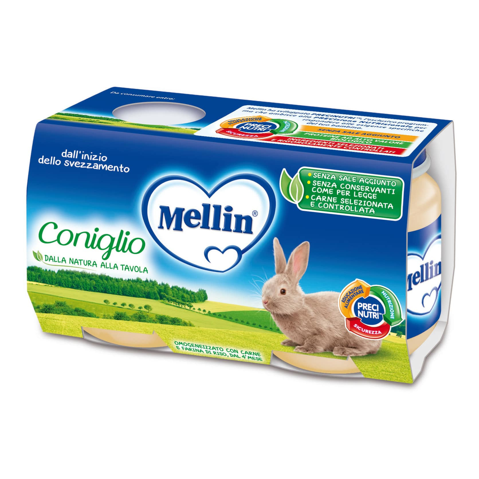 Mellin Kaninchen-Homogenfutter - 2 x 120 g