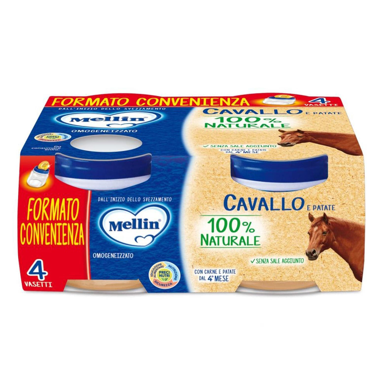 Mellin Pferde- und Kartoffelhomogenisat