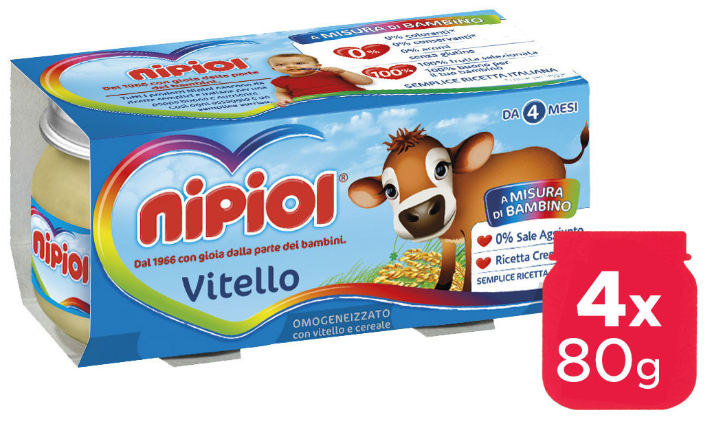 Omogeneizzato Vitello Nipiol