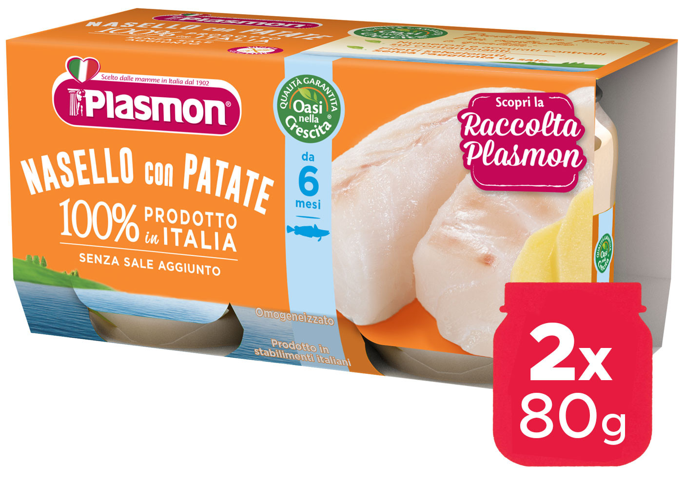 Omogeneizzato Nasello Plasmon