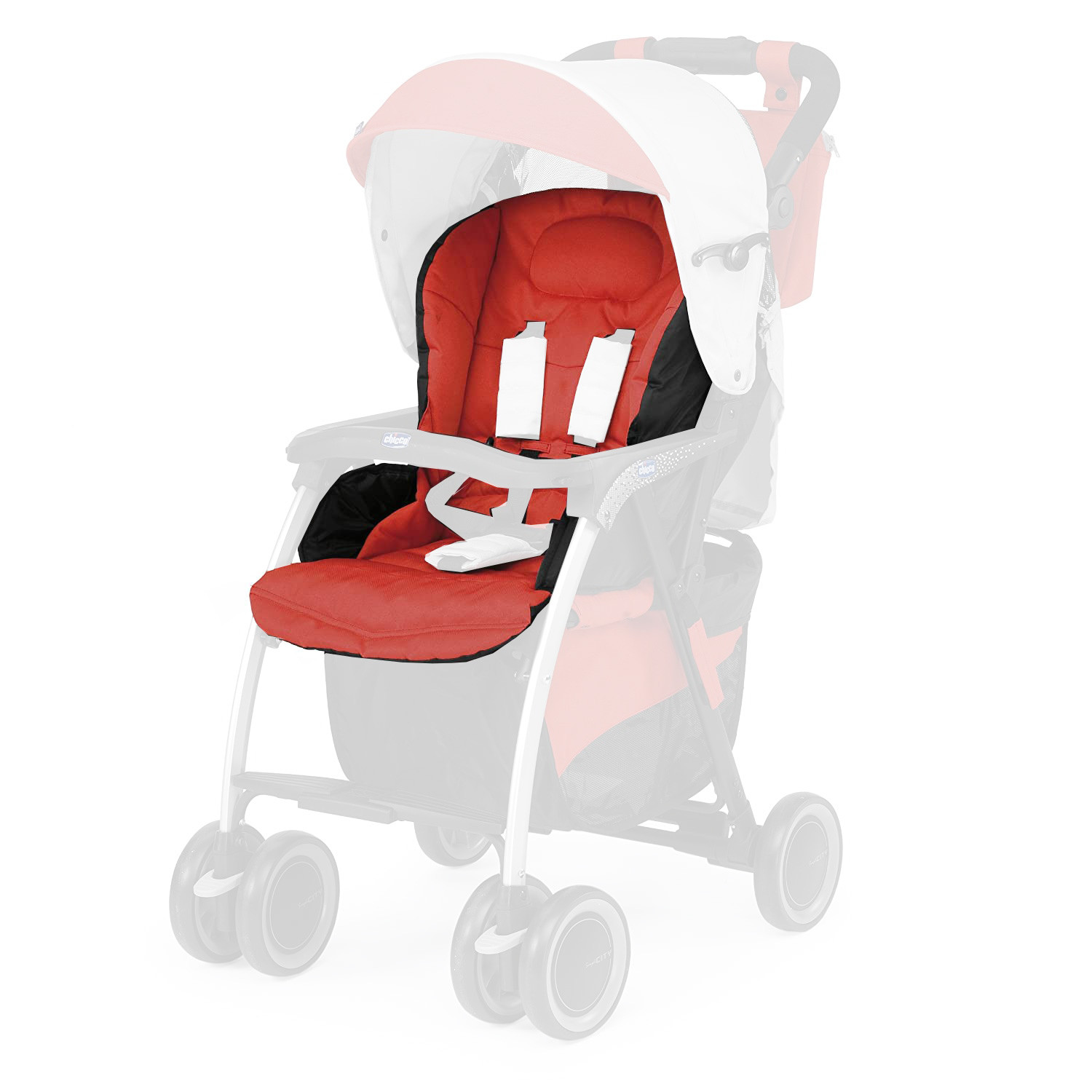 Fodera Passeggino Chicco Simplicity Red