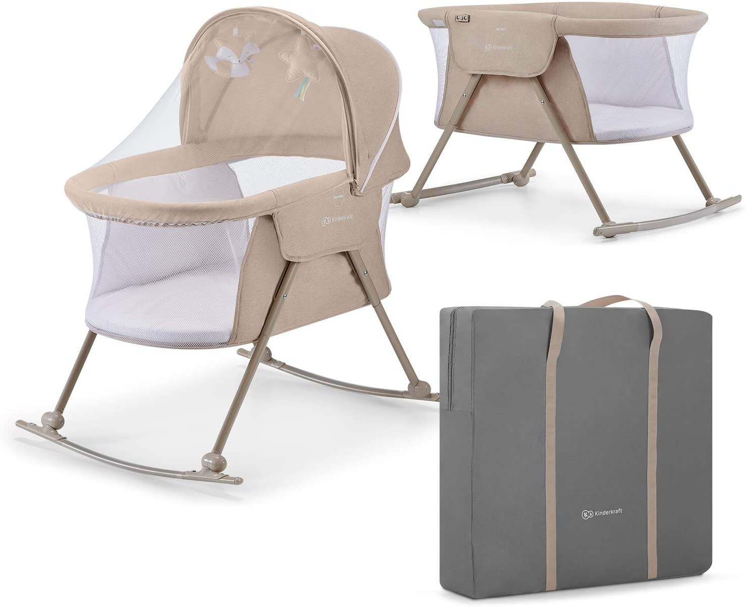 Kinderkraft Cuna 3 en 1 LOVI Beige