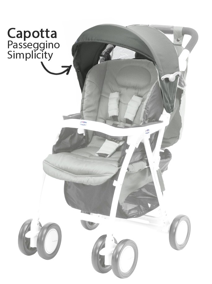 Capota para cochecito Simplicity Plus Gris
