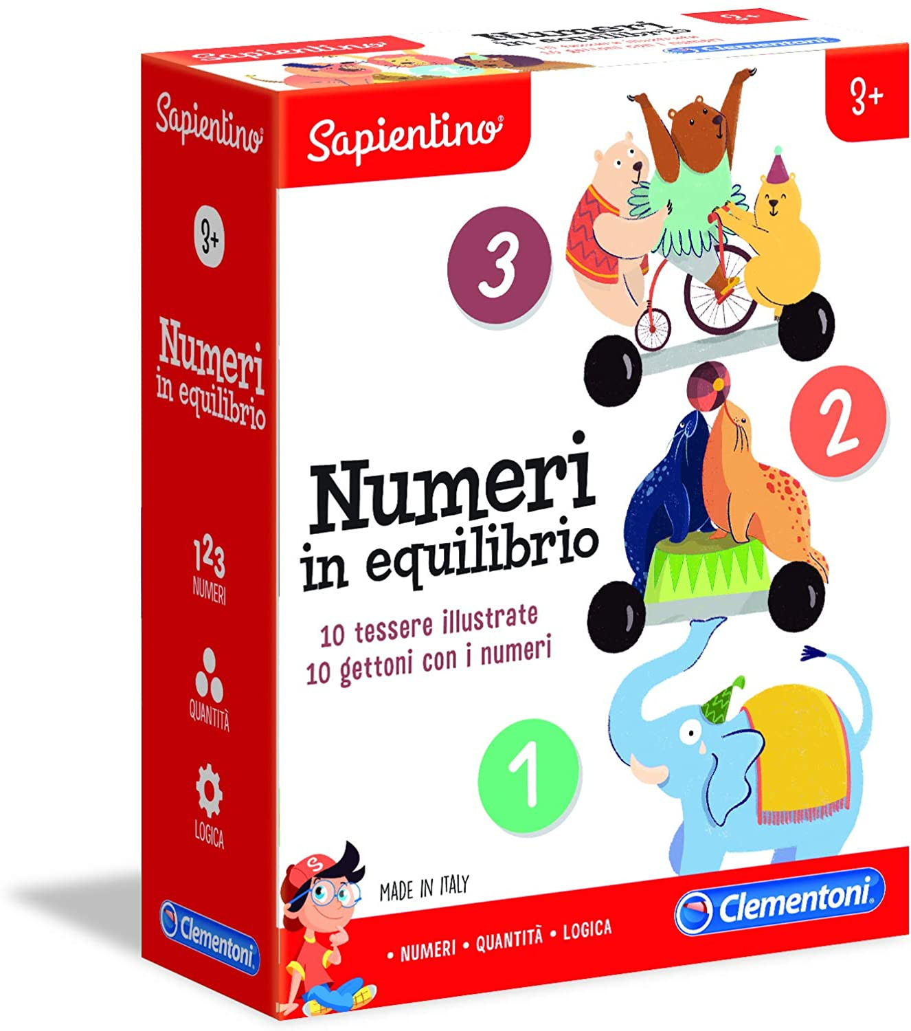 Clementoni - Zahlen im Gleichgewicht Sapientino