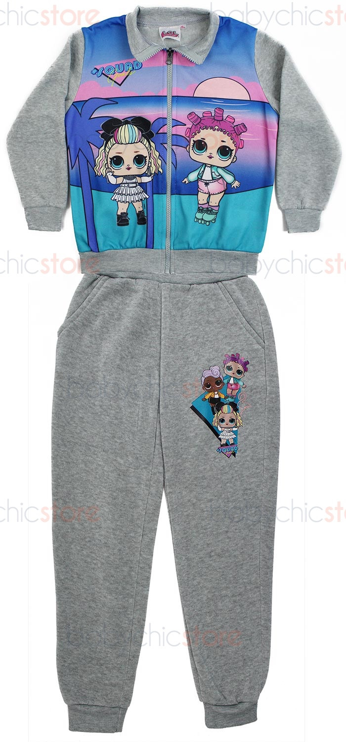 SERENYOU Tuta Da Jogging Per Bambini In Cotone - Felpa Con Stampa Cartoon + Pantaloni Con Tasche