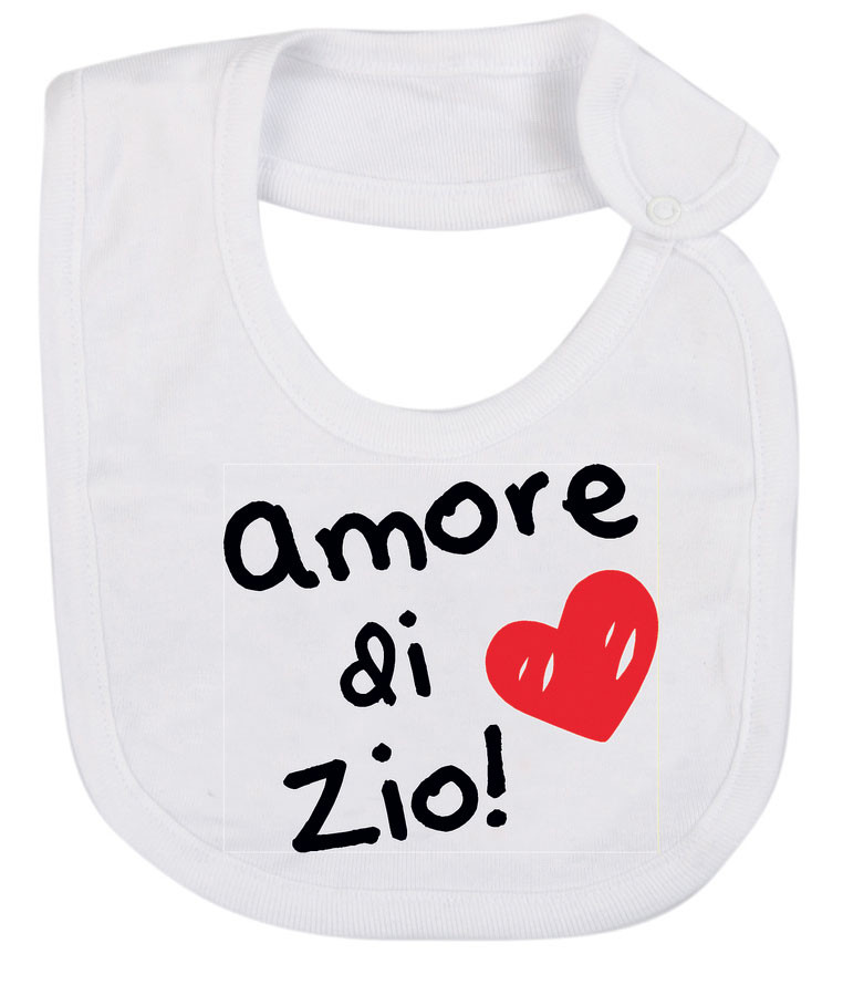 Bavaglino Neonato Amore Di Zio