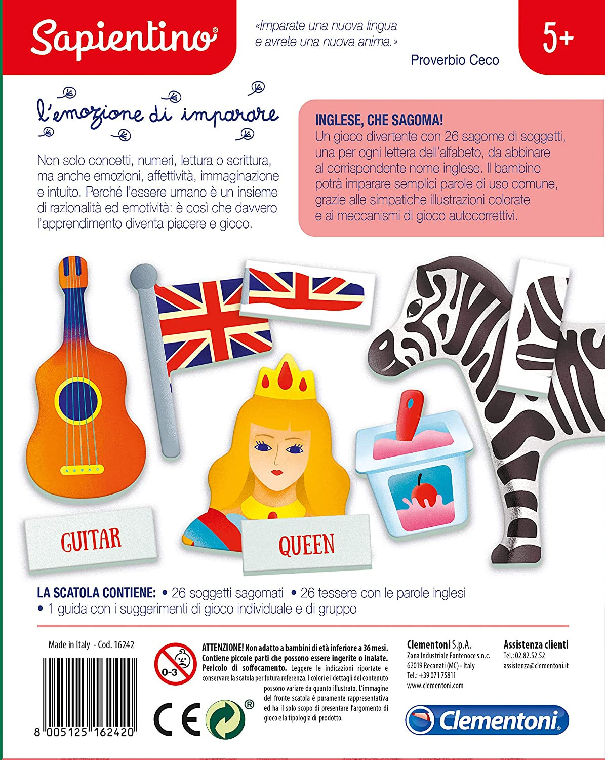 Sapientino My English World oktatójáték - Clementoni - Iskolatáskanet