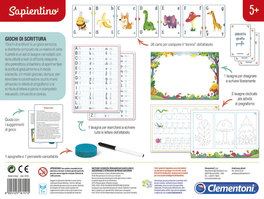 Jeux d'écriture Sapientino