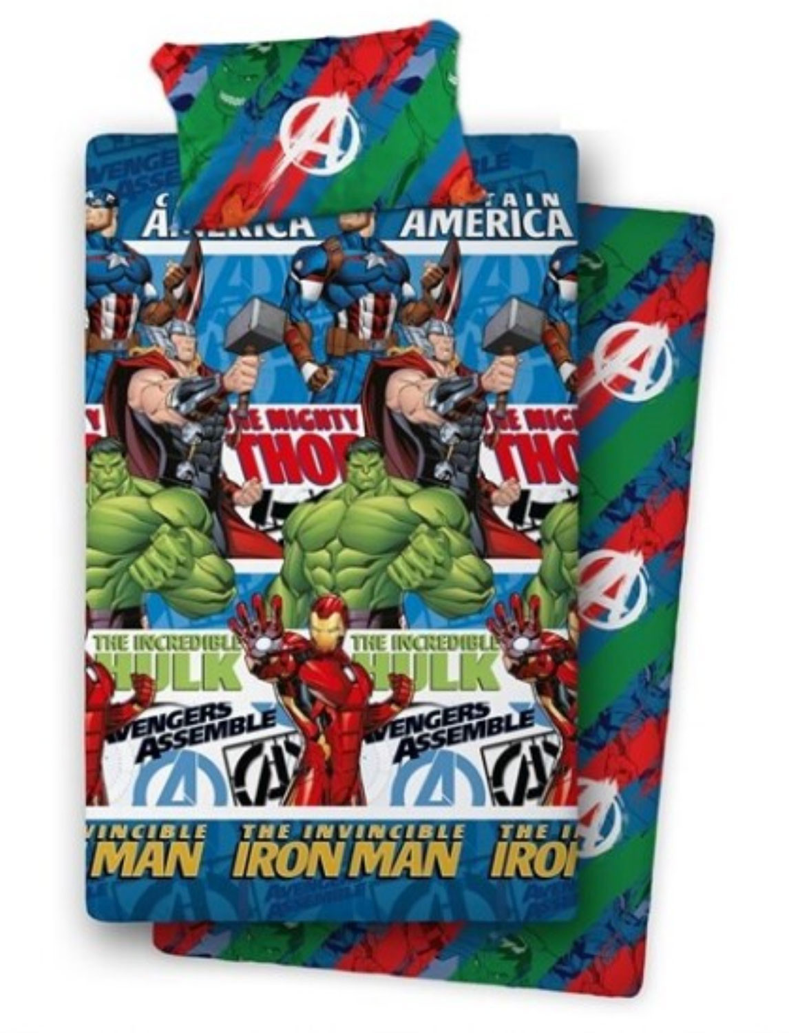 Set Lenzuola per Letto Singolo di Avengers
