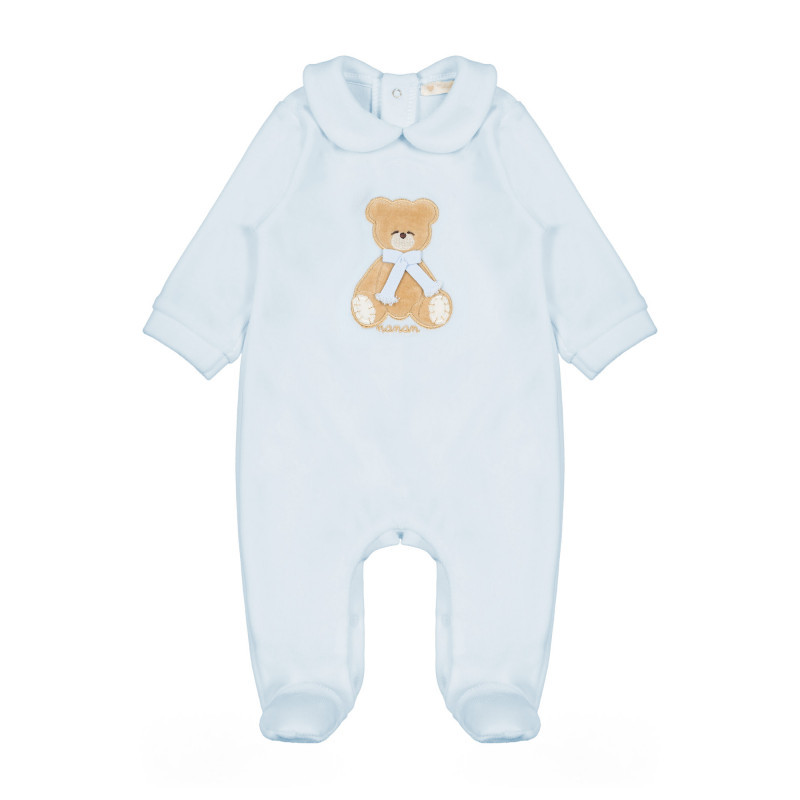 Blauer Overall Pallino Collection - 6 Monate