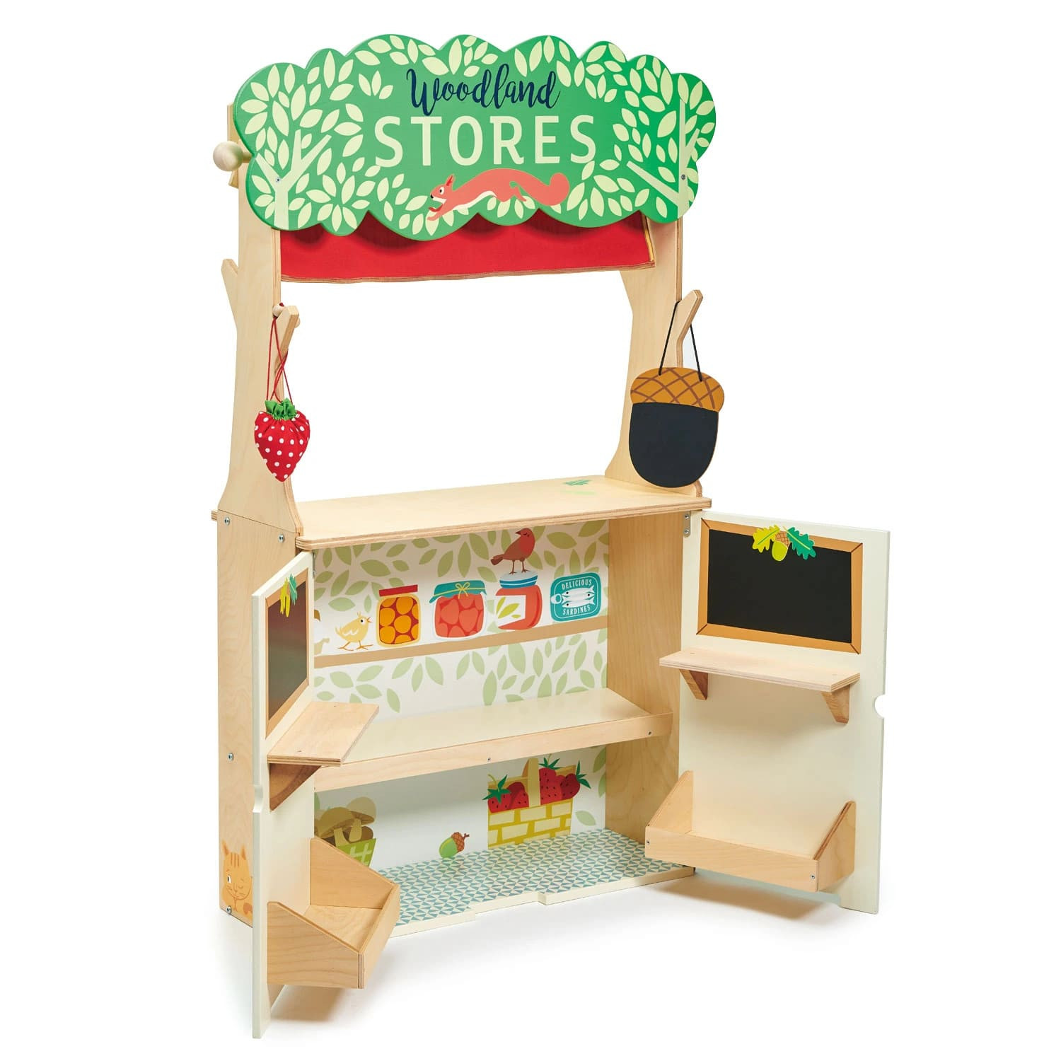 Teatro E Negozio 2 In 1 Bayer Chic 2000 - Gioco Di Ruolo Per Bambini, Struttura In Legno 54x25x112 Cm, Con Lavagne E Tenda - 2