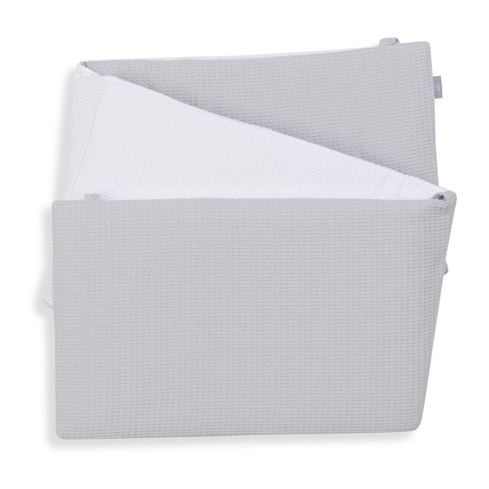 Reversible Cot Bumper Grey