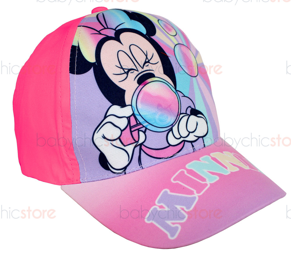 Gorra con visera de Minnie Mouse - Burbujas de jabón magenta